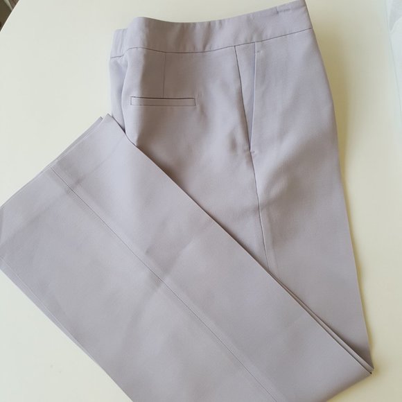 Lafayette 148 New York ! Barrow Straight-Leg Wool-Silk Pants - Picture 4 of 8